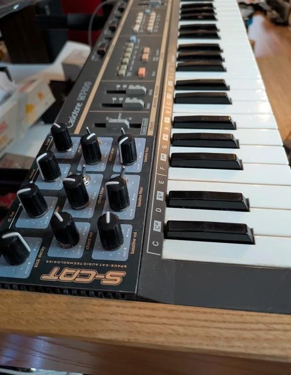 Casio MT-100 MT100 Casiotone synth S-CAT Circuit Bent, Ophalen of Verzenden, Gebruikt, 49 toetsen, Overige merken