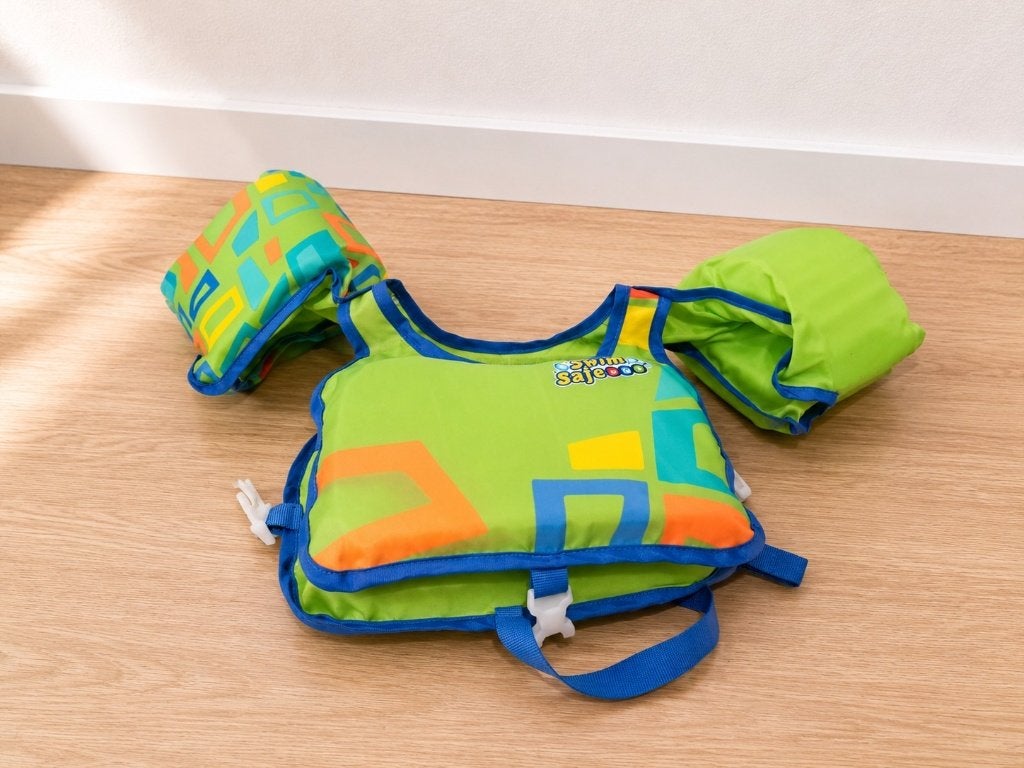 Zwemvest met armbandjes / zwemhulp Bestway Swim Safe – groen, Enfants & Bébés, Maillots de bain pour enfants, Utilisé, Accessoire de natation