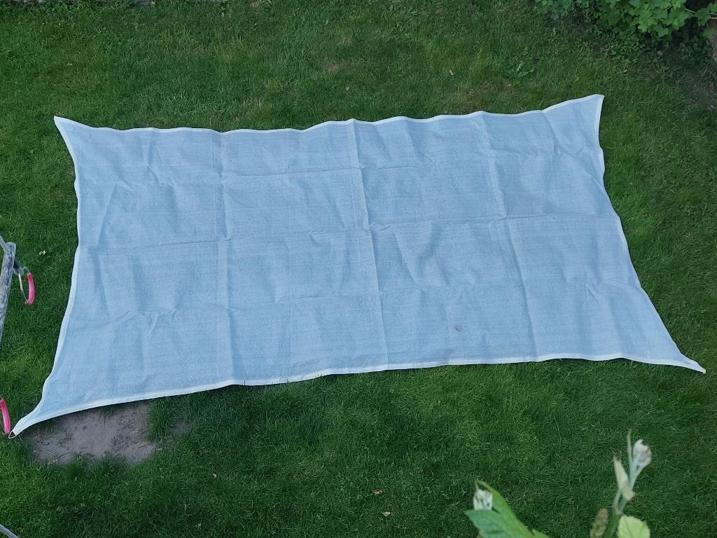 schaduwdoek wit, Tuin en Terras, Schaduwdoeken, Ophalen of Verzenden, Gebruikt