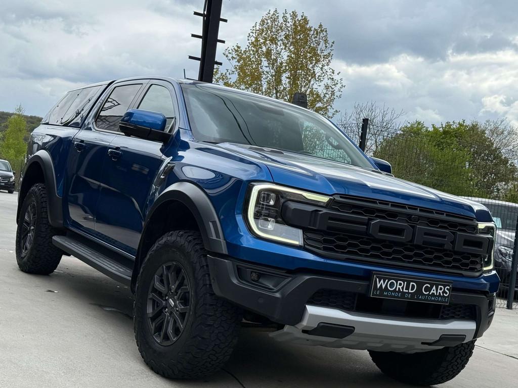 Ford Ranger Raptor 3.0 V6 4WD TVAC*BTWIN HARD-TOP DISTRO CAM, Achat, Entreprise, Noir, 6 cylindres