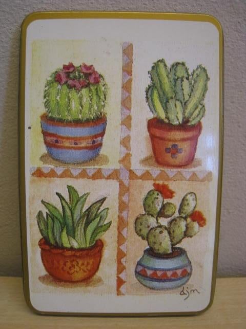 Magneetje met cactussen, maat 9x6cm, Ophalen