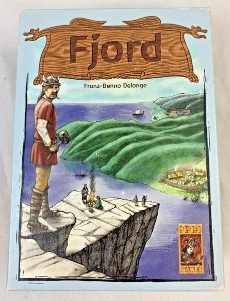Fjord Bordspel 999 Games Strategie Vikingen 2 Spelers, Een of twee spelers, Verzenden, Zo goed als nieuw, 999 games