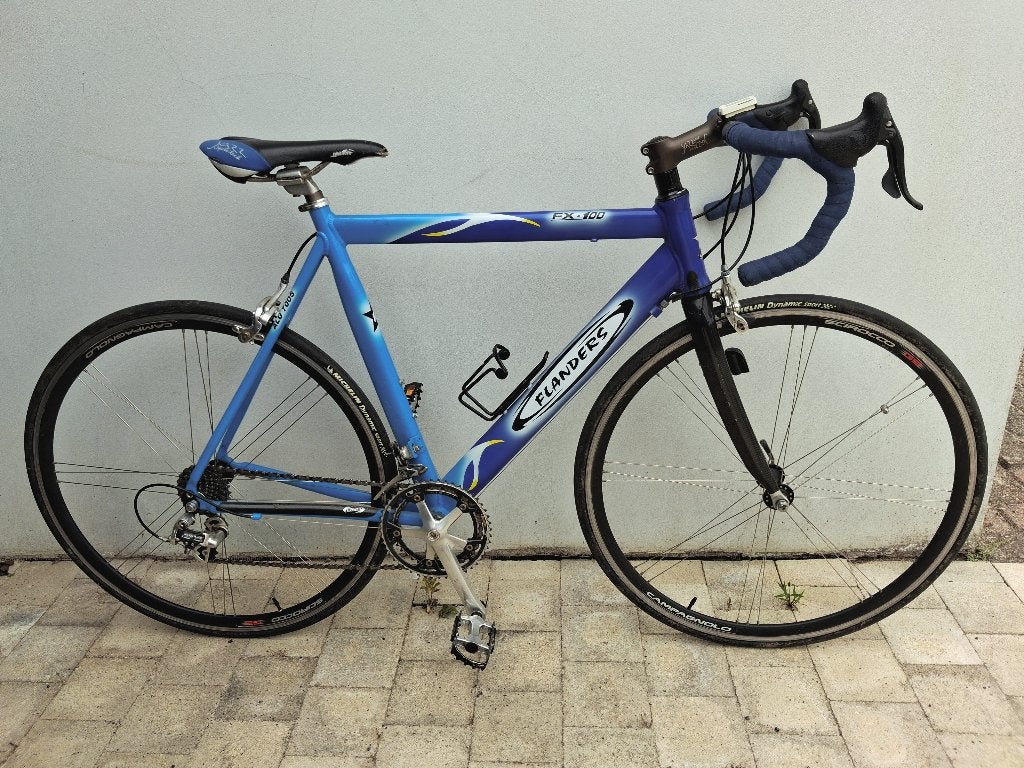 Vélo de course léger en aluminium FLANDERS taille 58, Autres marques, Frein sur jante, Aluminium, 57 à 61 cm