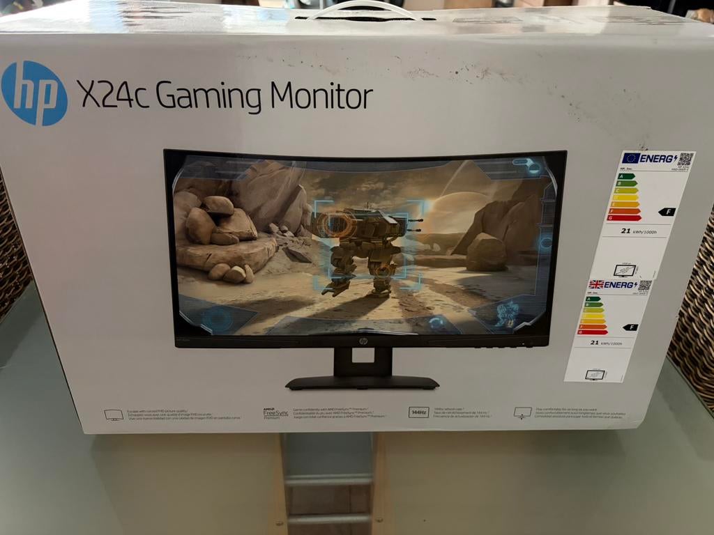HP gebogen scherm, Audio, Tv en Foto, Televisies, Ophalen, Zo goed als nieuw