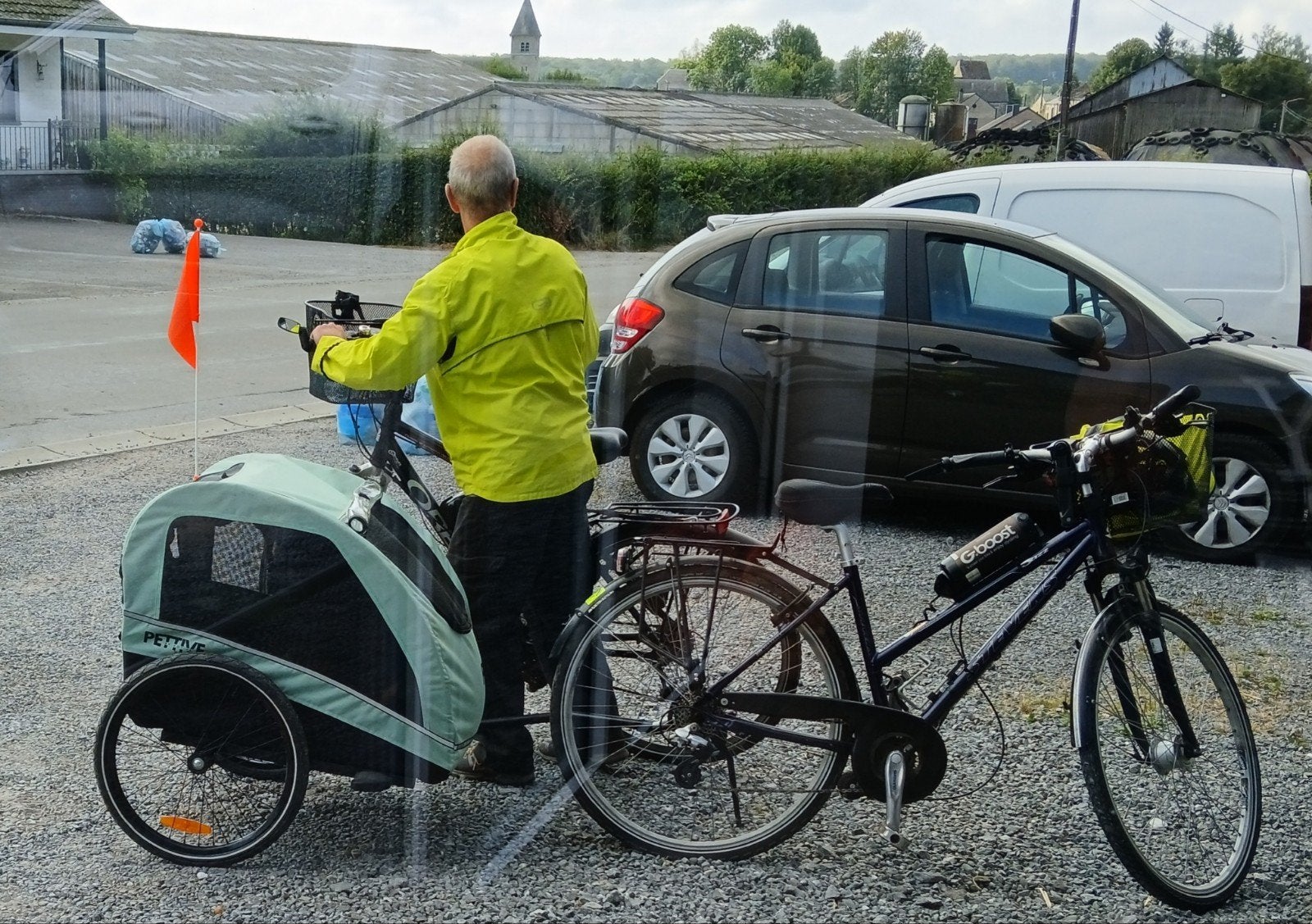 remorque vélo Petrive, pour chien, Enlèvement