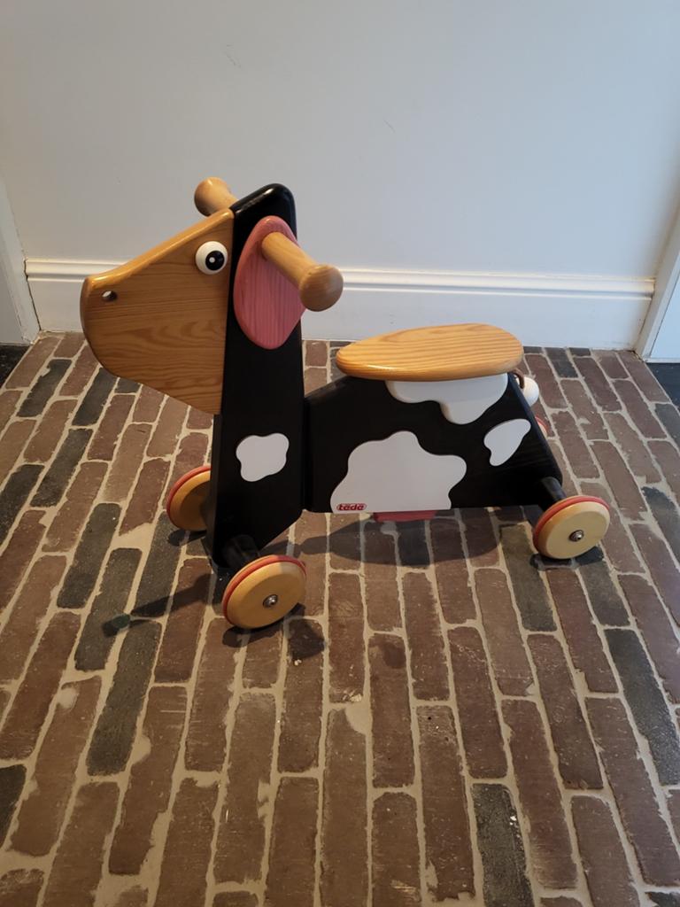 Loopwagen koe - Tede, Enfants & Bébés, Jouets | Extérieur | Véhicules & Draisiennes, Vélo d'équilibre, Enlèvement