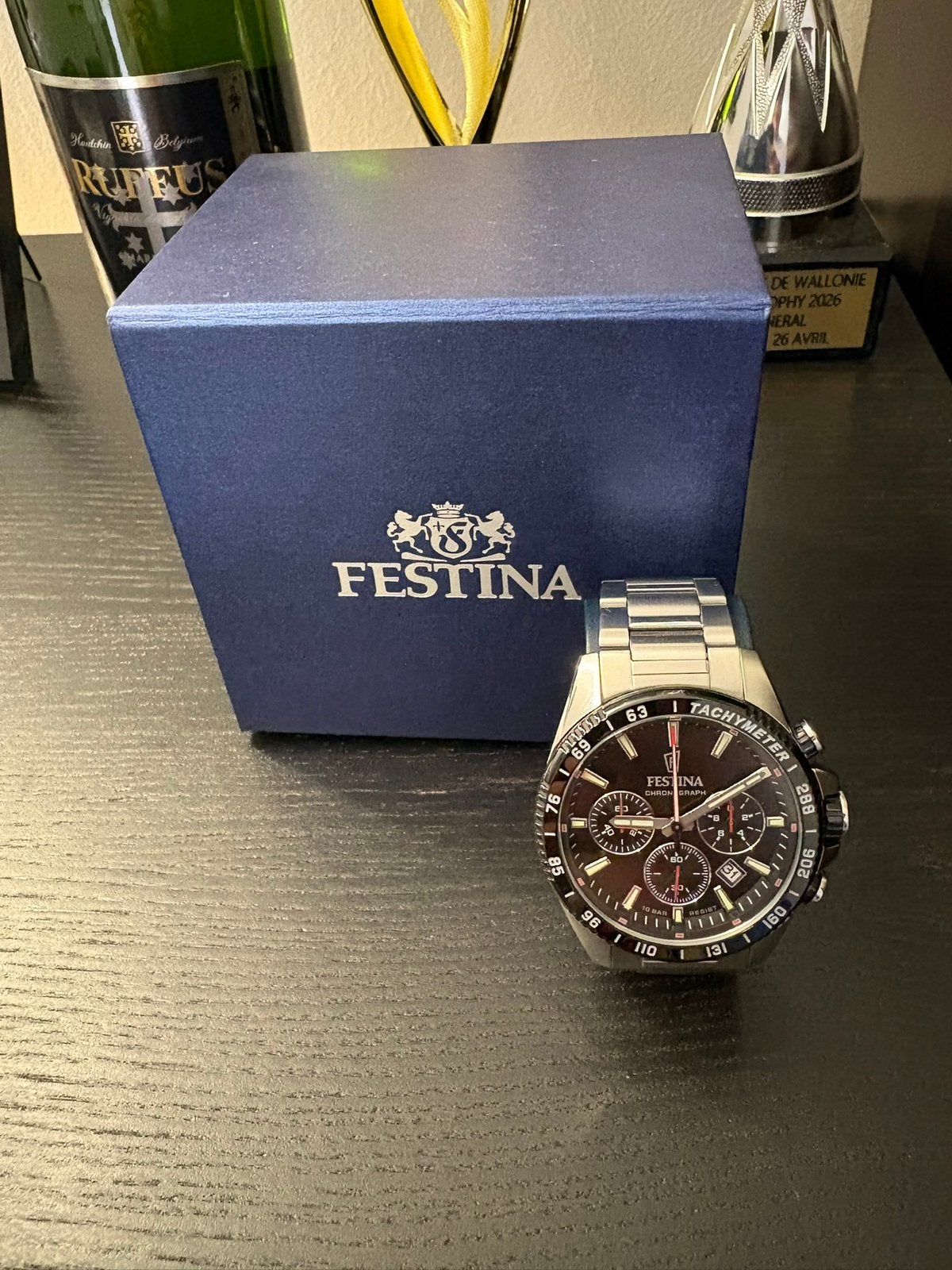 Festina chronographe, Bijoux, Sacs & Beauté, Montre-bracelet, Autres marques, Comme neuf, Enlèvement