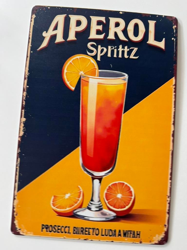 Panneau d'affichage en métal Aperol, Enlèvement ou Envoi, Neuf, Panneau publicitaire