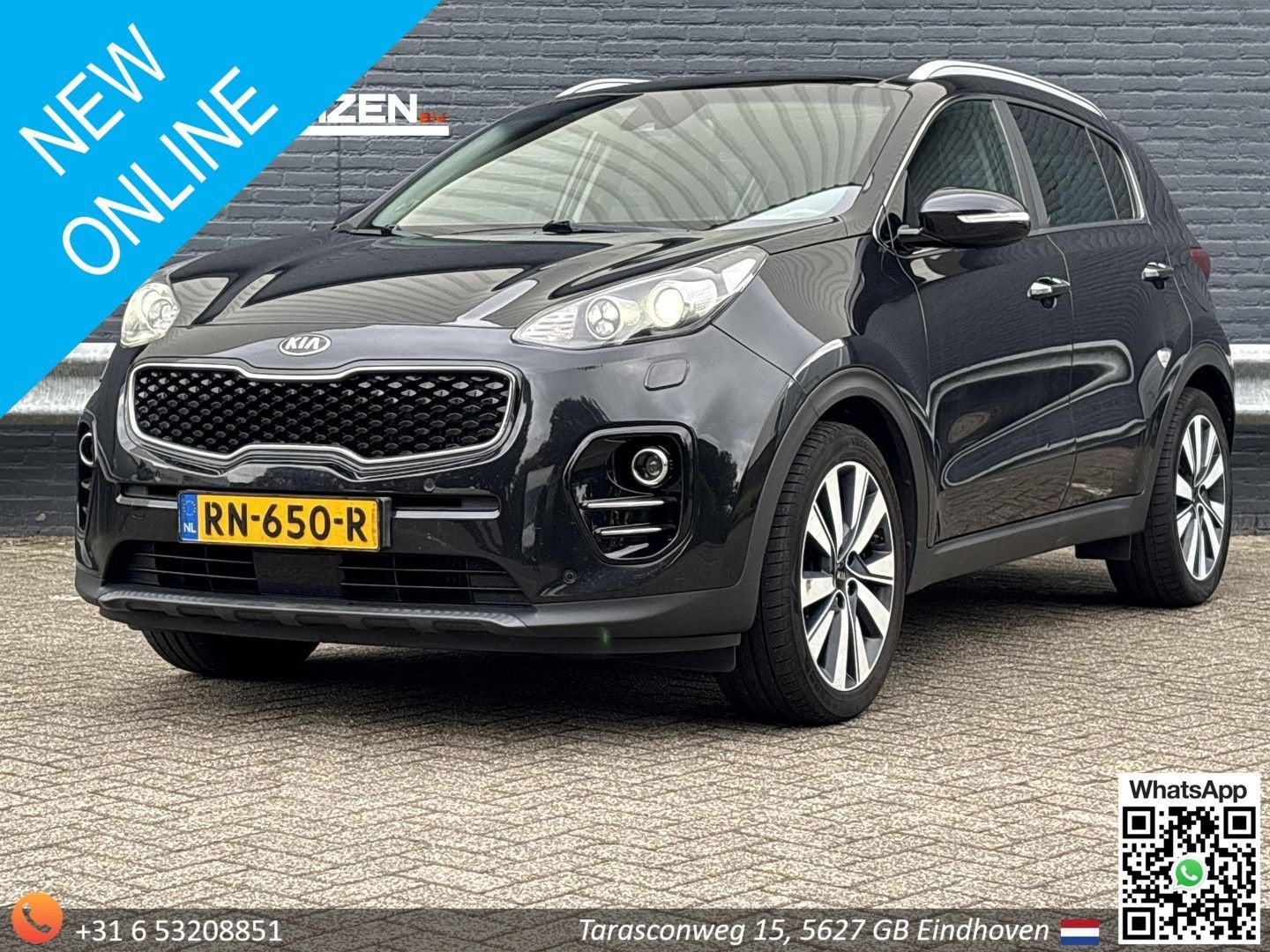 Kia Sportage 1.7 CRDI ExecutiveLine Automaat | € 9.900,- NET, Automaat, 129 g/km, Zwart, Diesel