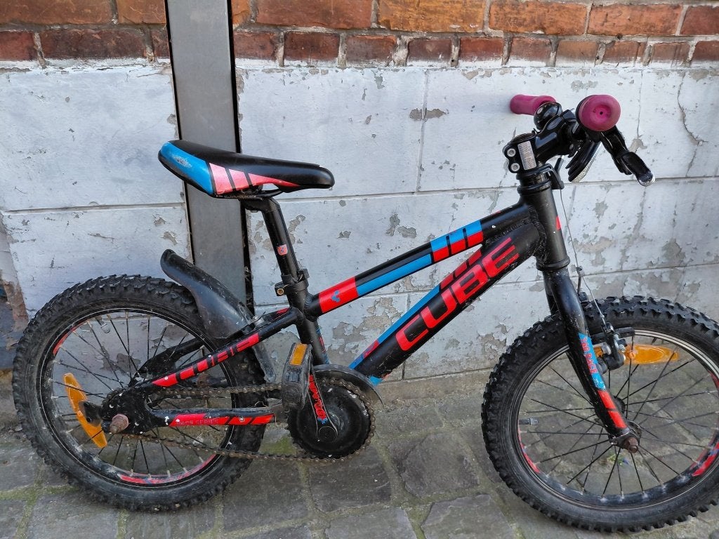 Kinderfiets, Fietsen en Brommers, Ophalen, Terugtraprem, Cube, 16 tot 20 inch