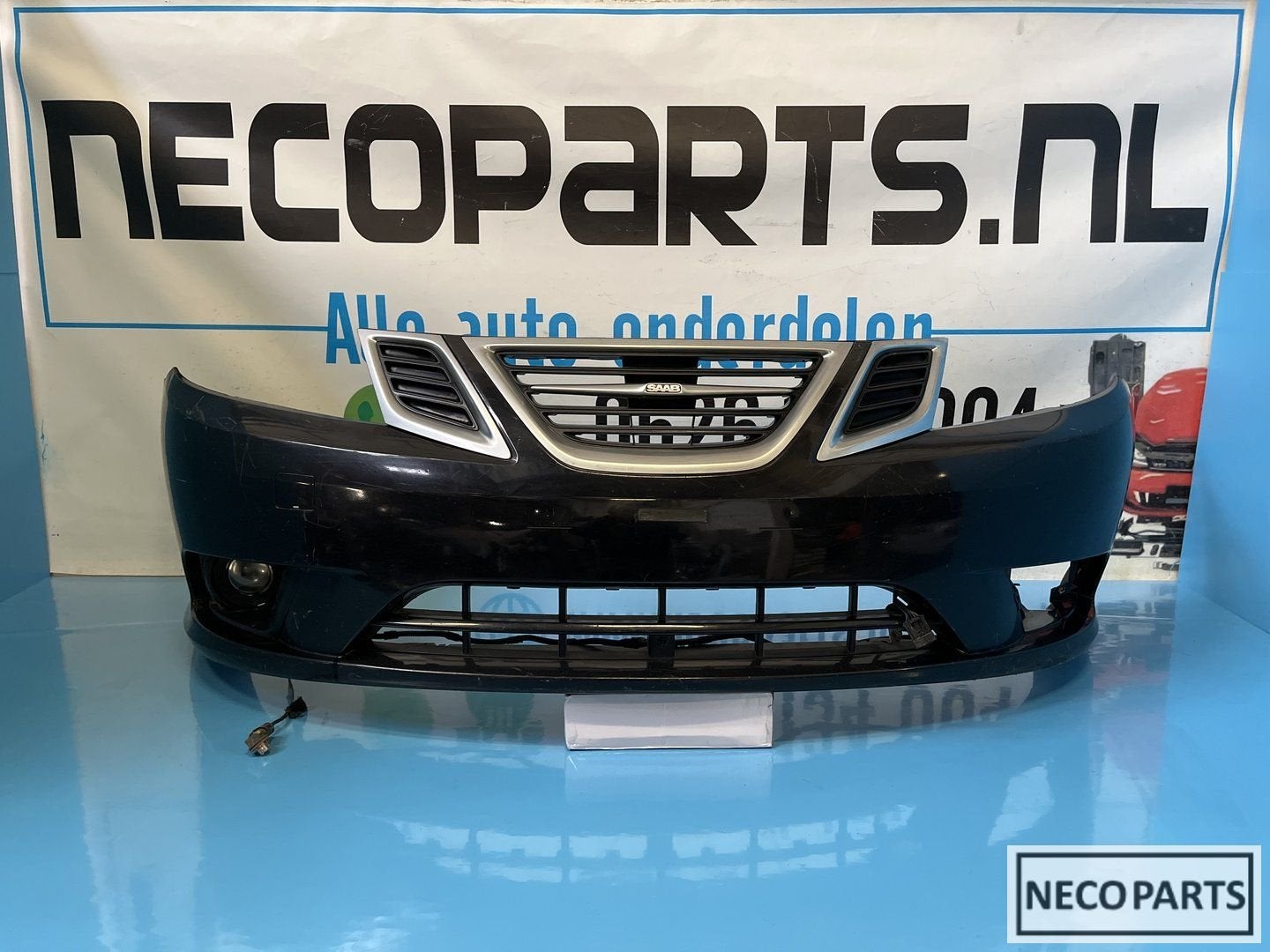 SAAB 9-3 VOORBUMPER BUNPER ORIGINEEL, Gebruikt, -, -, Ophalen of Verzenden