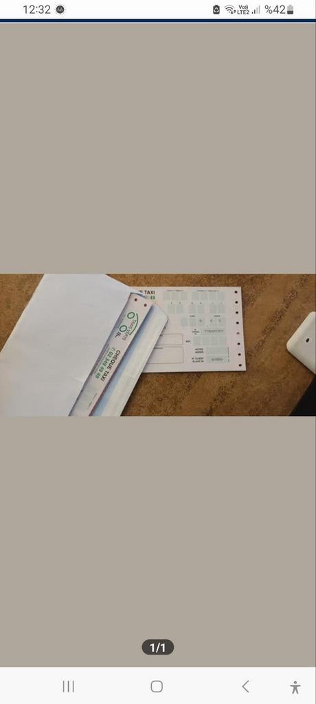 chèques taxi 600 euro. Je vends pour 450 euros, Enlèvement ou Envoi