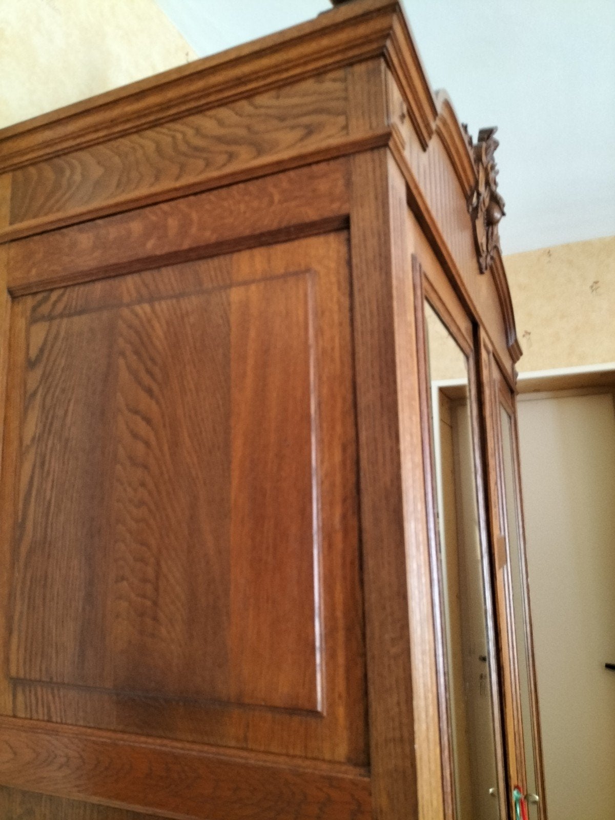 Chambre à coucher en bois, Antiquités & Art, Enlèvement ou Envoi