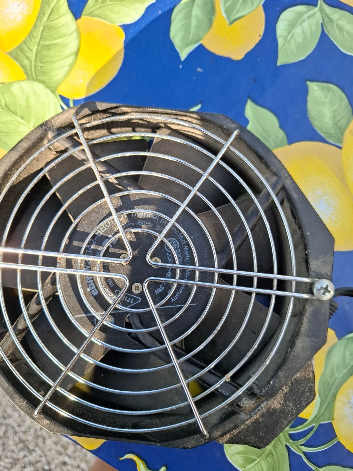 Ventilatoren, Ophalen
