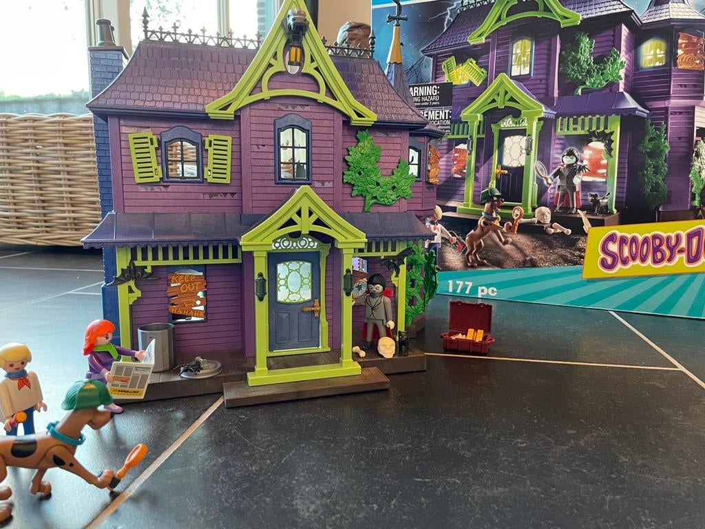 Playmobil huis Scooby-doo 70361, Kinderen en Baby's, Ophalen, Zo goed als nieuw, Complete set