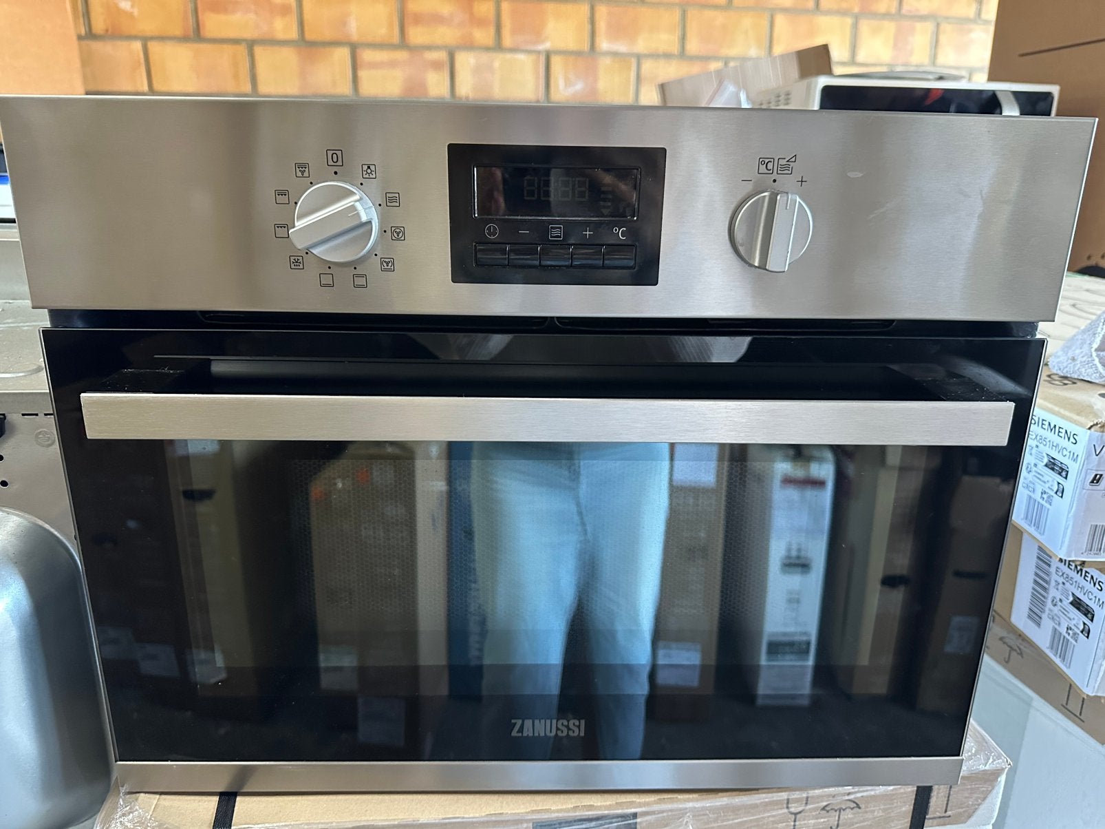 Zanussi Oven ZKC47901XU, Elektronische apparatuur, Ovens, Ophalen, 45 tot 50 cm, Gebruikt, Oven
