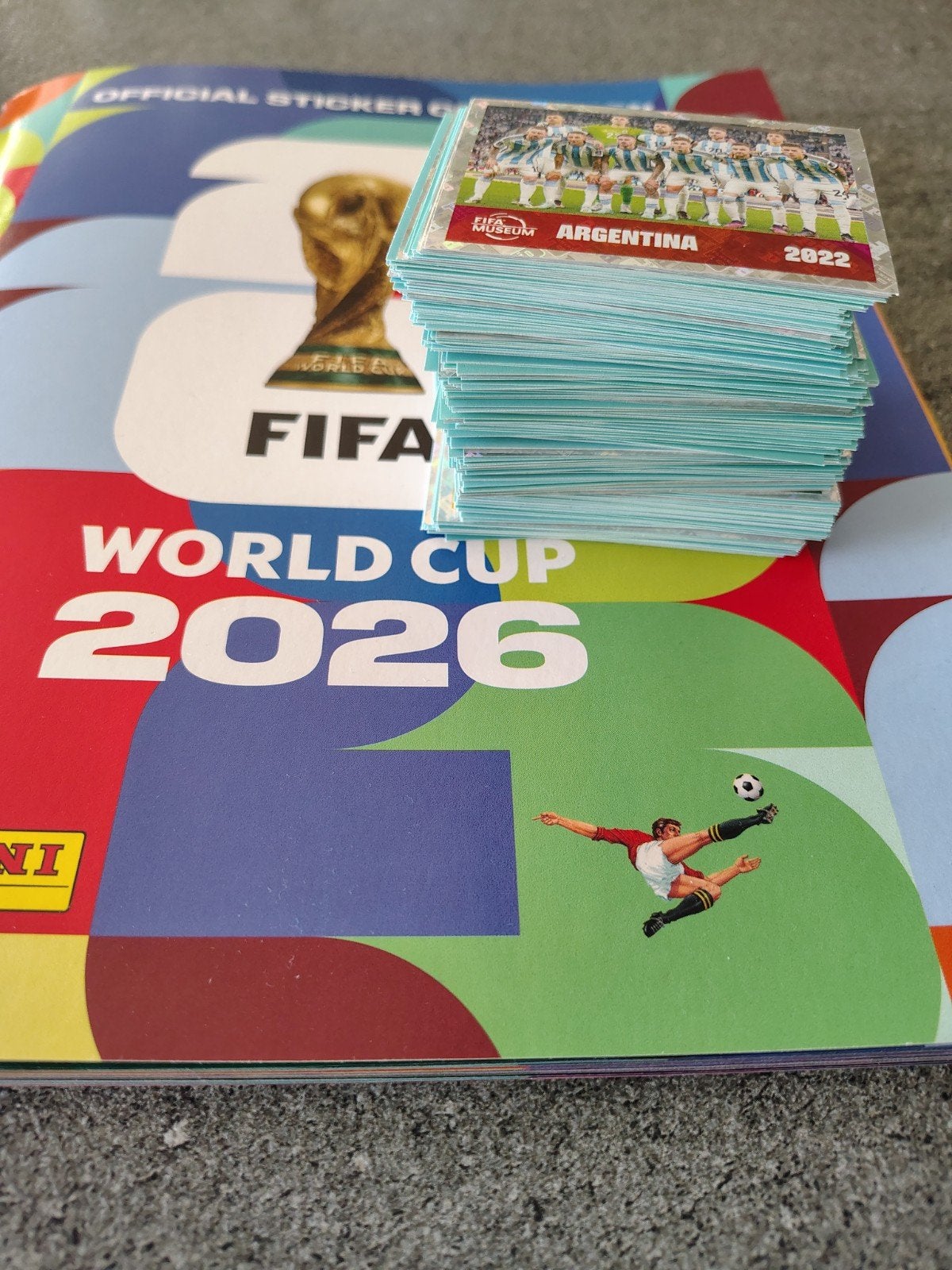 Panini wk 2026 stickers update 14/06, Ophalen