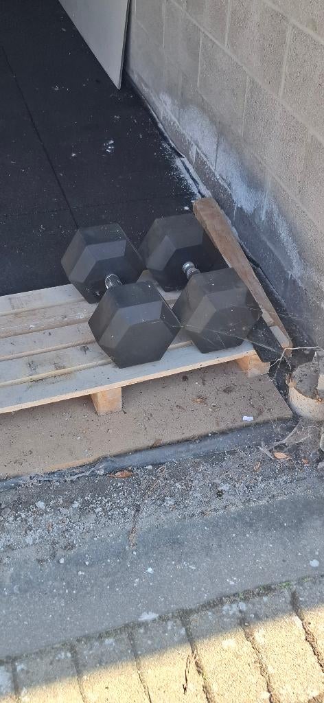 Hex Dumbells 38,5KG, Ophalen, Nieuw, Halterset