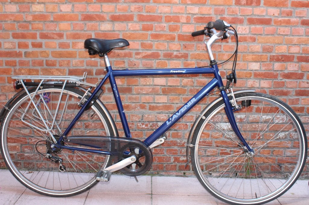 28 inch L'Avenir herenfiets 54 cm - 6 speed, Fietsen en Brommers, Ophalen, Gebruikt, Velgrem, Versnellingen