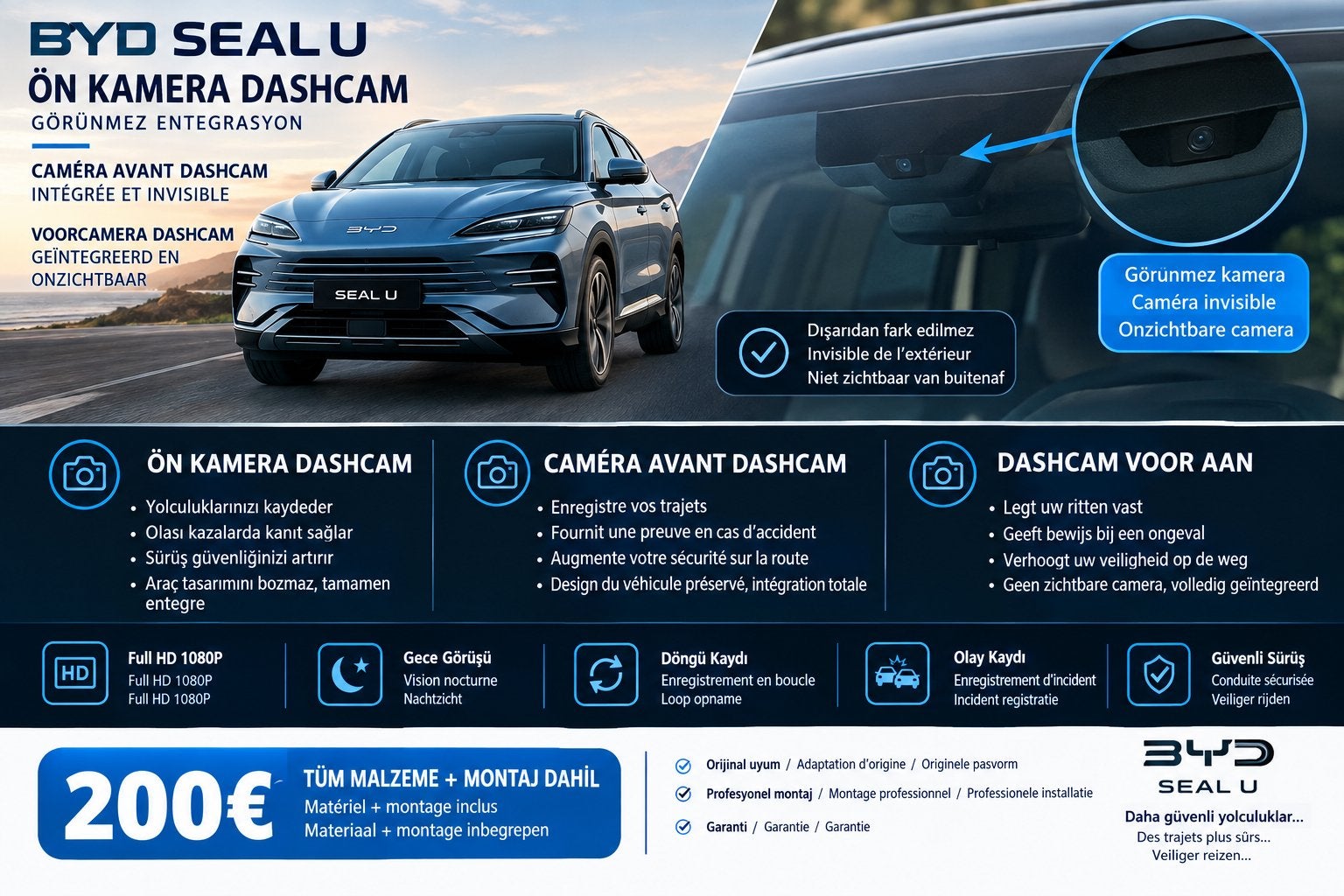 BYD SEAL u, Autos, Seal, Particulier, Caméra, Achat
