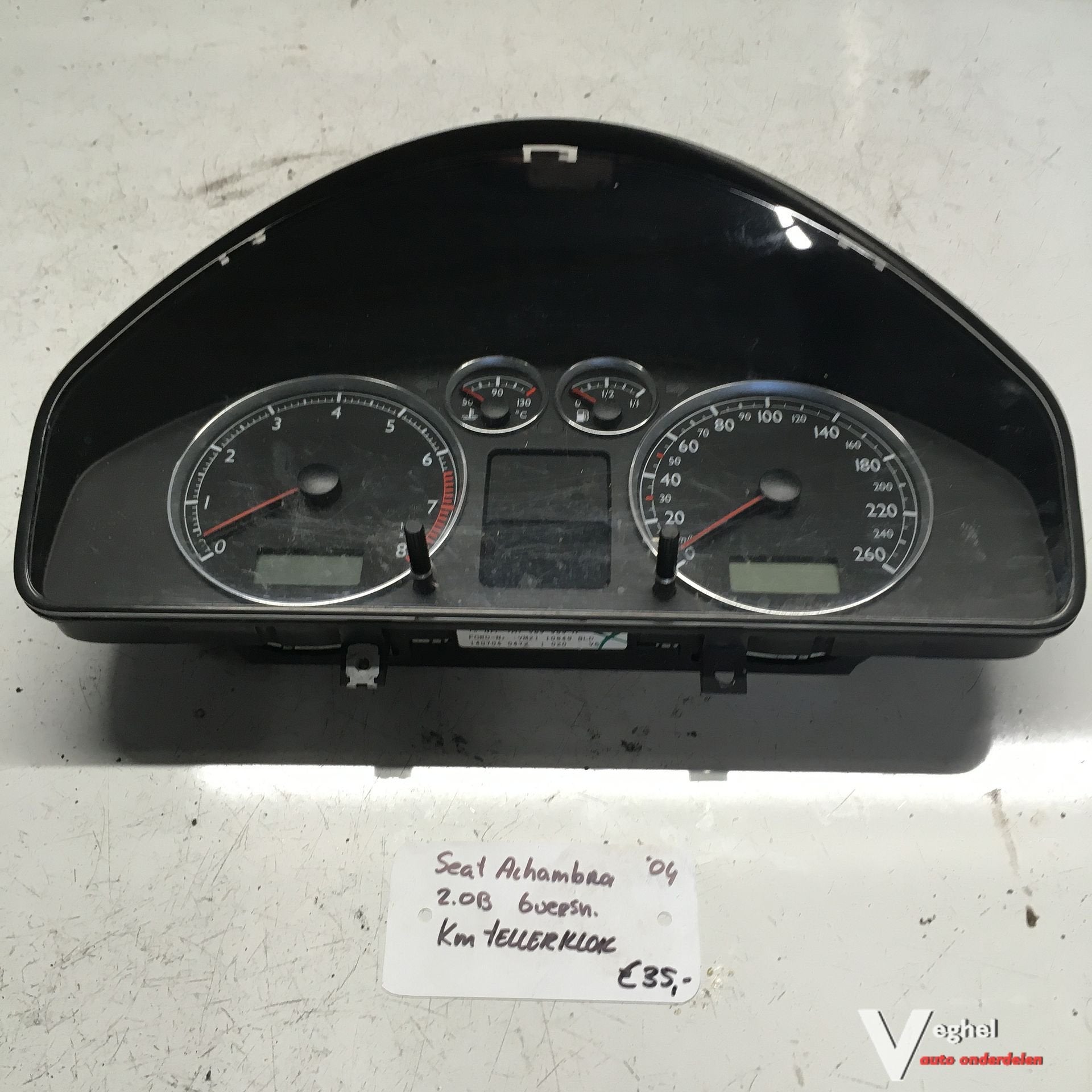 Seat Alhambra 2.0 B   6 Versnellingen 2004    Km Tellerklok, Gebruikt, -, -, Ophalen of Verzenden