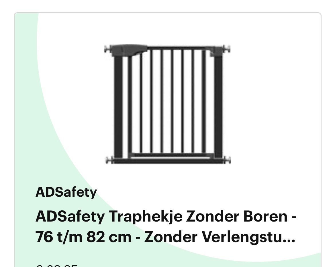 Traphekje, Ophalen, Zo goed als nieuw, Klemhekje, Metaal of IJzer