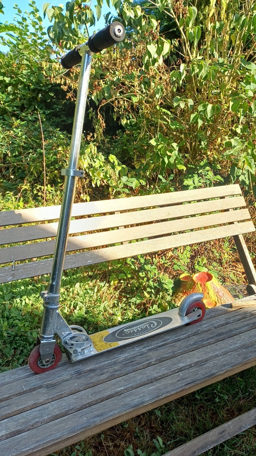 trottinette sur Court St Etienne, Utilisé