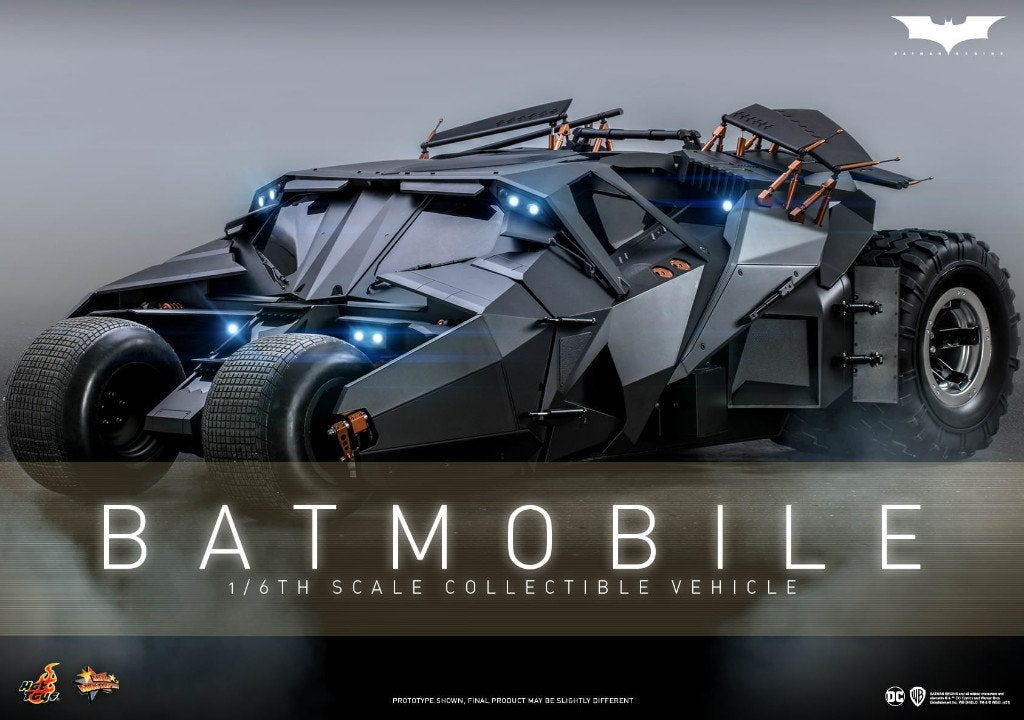 Hot toys mms596 Batman Tumbler - NIEUW, Enlèvement, Neuf, Film, Statue, Réplique ou Modèle