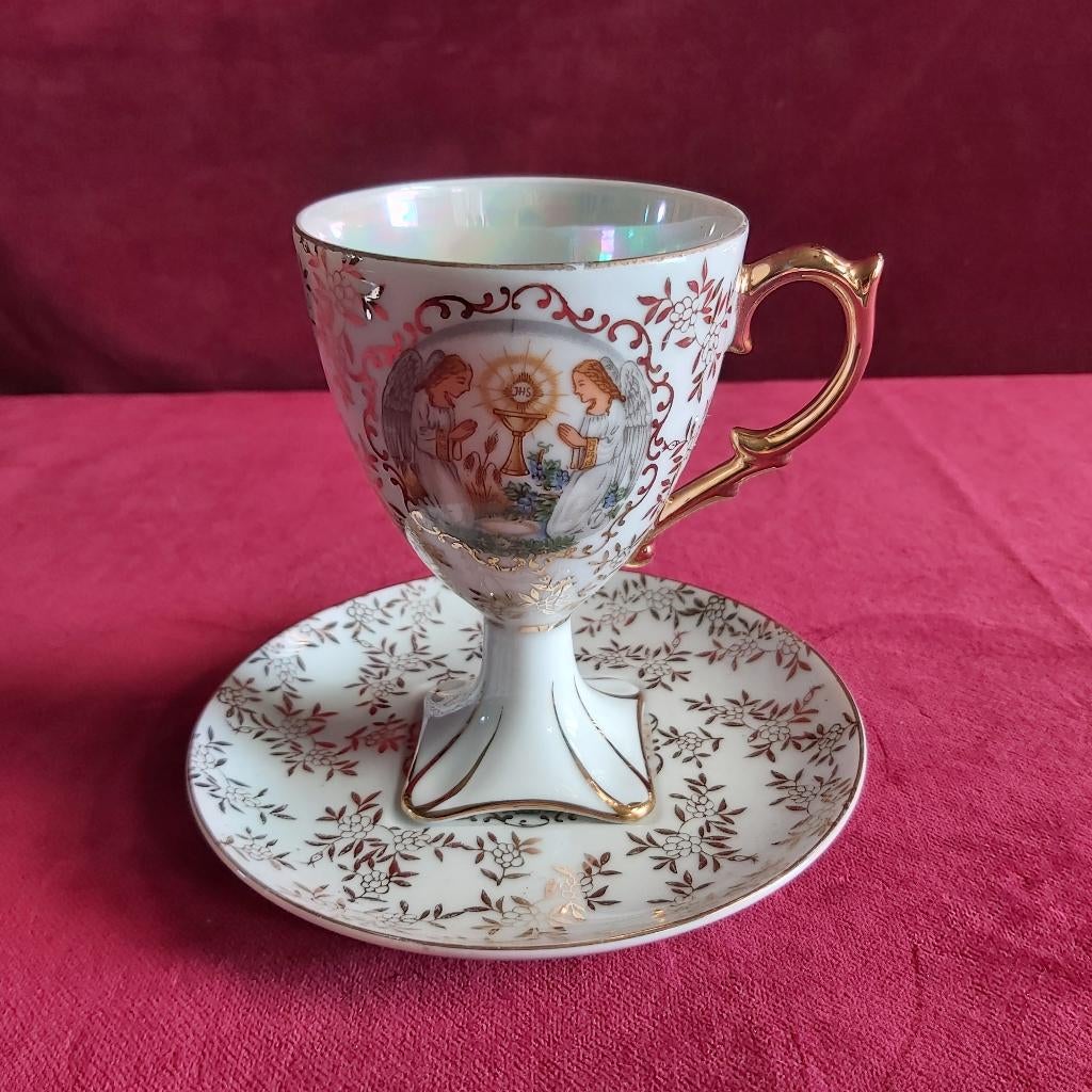 Nacre en porcelaine de Communion années 1950-1960, Antiquités & Art, Enlèvement ou Envoi
