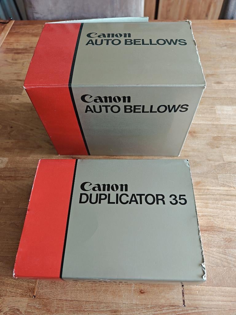 Canon duplicator 35 + auto bellows, Enlèvement ou Envoi, Utilisé, Reflex miroir, Canon