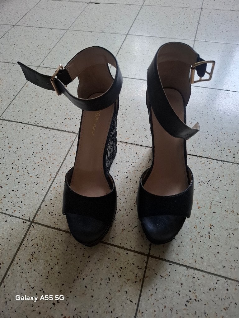 chaussure femme noir T38, Autre, Comme neuf, Enlèvement, Noir