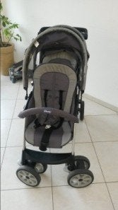 dubbele kinderwagen compleet + 2 * cosi, Kinderen en Baby's, Tweelingen en Meerlingen, Ophalen, Zo goed als nieuw, Kinderwagen of Buggy