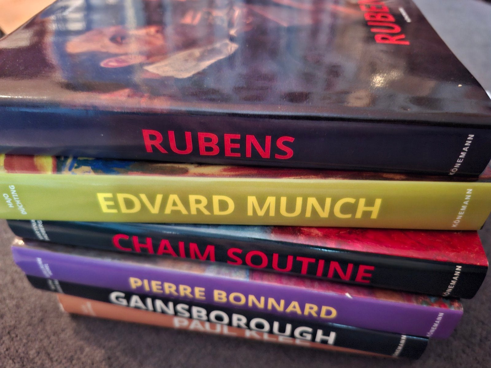 6 KUNSTBOEKEN TE KOOP, Ophalen of Verzenden, Zo goed als nieuw, Konemann, Schilder- en Tekenkunst