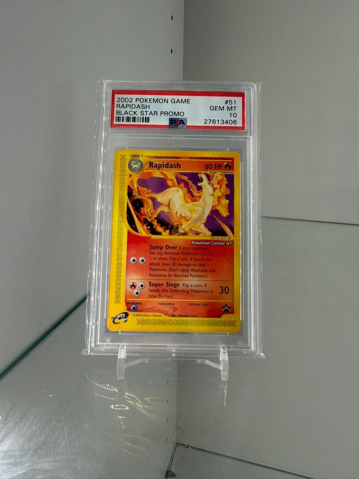 Pokémon Rapidash Black Star Promo PSA 10, Ophalen, Zo goed als nieuw