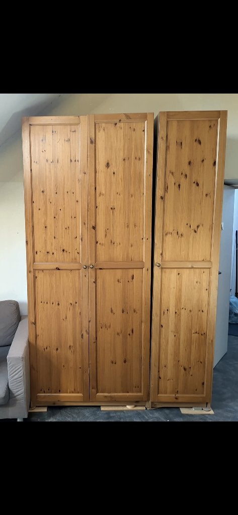 houten kast, Ophalen