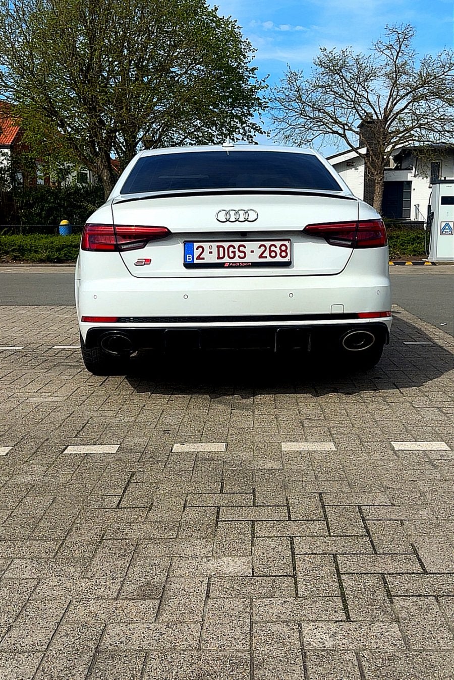 A4, Auto's, Audi, A4, Wit, Leder, Berline