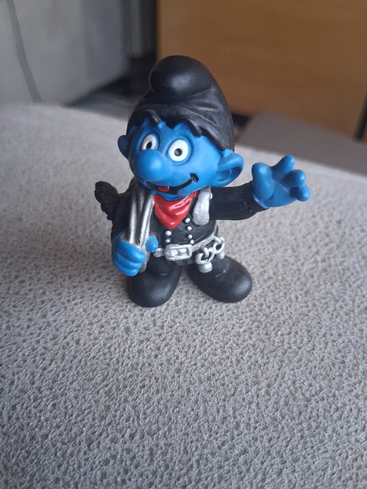 Schoorsteenveger smurf 1999 Schleich, Ophalen of Verzenden