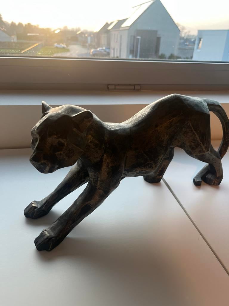 Modern beeld/ontwerp jaguar, Enlèvement, Comme neuf