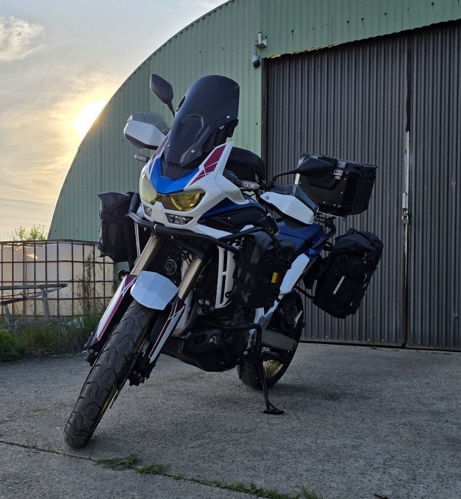 Honda Africa Twin Adventure Sports DCT 2023, Motoren, 2 cilinders, Occasion, Motorrijbewijs A, Handvatverwarming