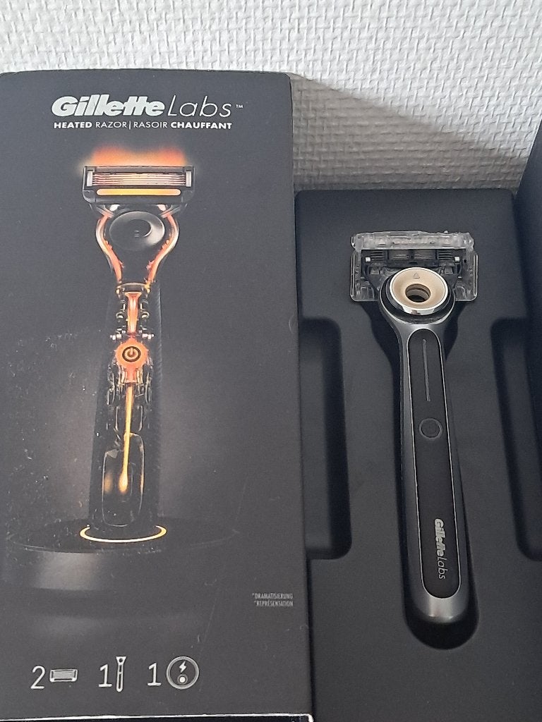 Rasoir chauffant gilette labs, Enlèvement ou Envoi, Neuf, Tout le visage, Nettoyage