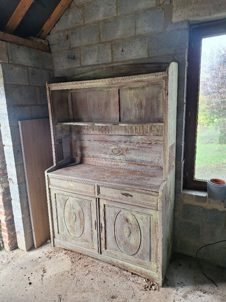 Grand buffet en bois avec étagères, Maison & Meubles, Avec tiroir(s), 25 à 50 cm, 100 à 150 cm, Utilisé