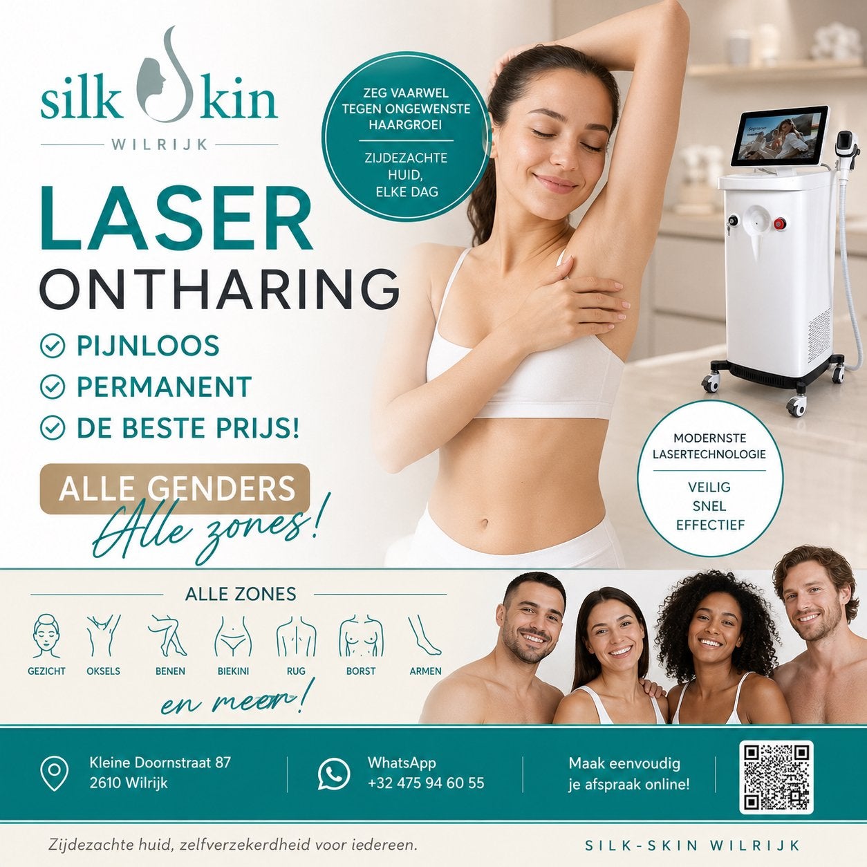 Épilation au laser à Anvers, Enlèvement, Comme neuf