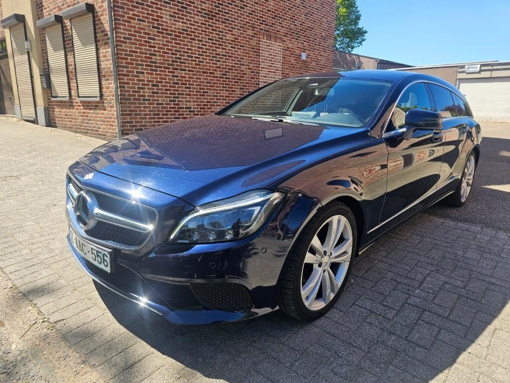 Mercedes CLS 220Cdi 163pk(Bouw2016/178.000km)Euro6, Auto's, Automaat, Euro 6, 4 cilinders, Blauw