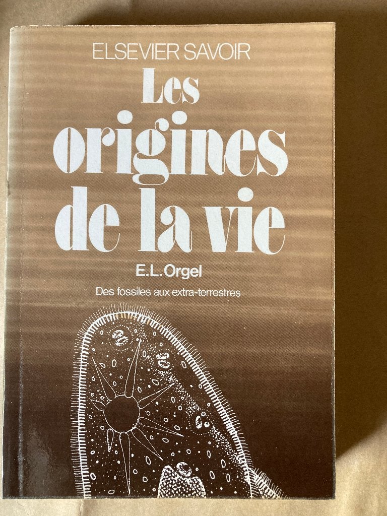 Les Origines de la Vie, Boeken, Gelezen, E.L. Orgel, Ophalen of Verzenden, Natuurwetenschap