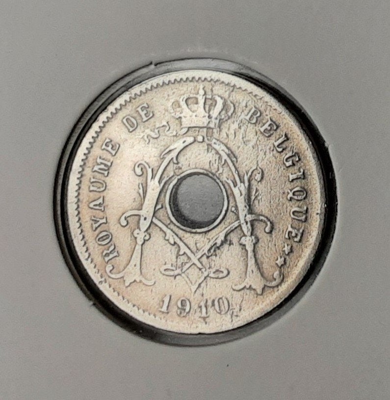 Belgique — 5 cents  1910-Fr. (Ref 041-2) Livraison gratuite., Timbres & Monnaies, Enlèvement ou Envoi, Monnaie en vrac