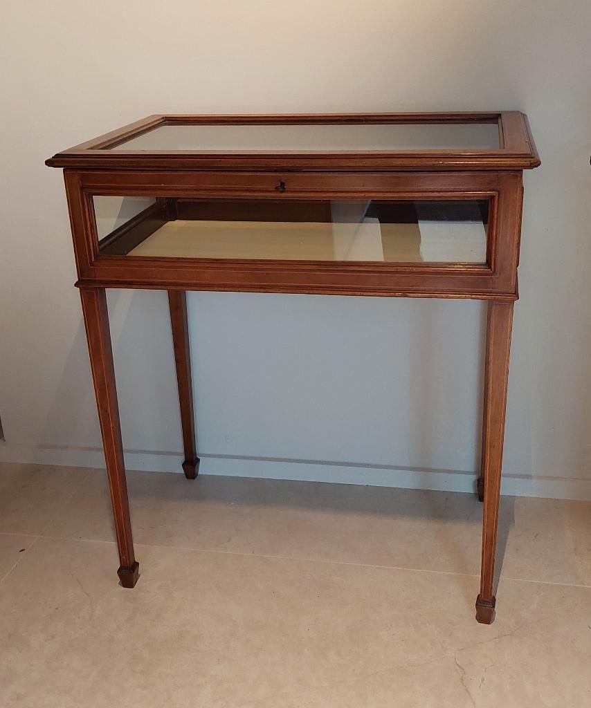 Vitrinekast display in Edwardiaanse stijl, Antiek en Kunst, Ophalen