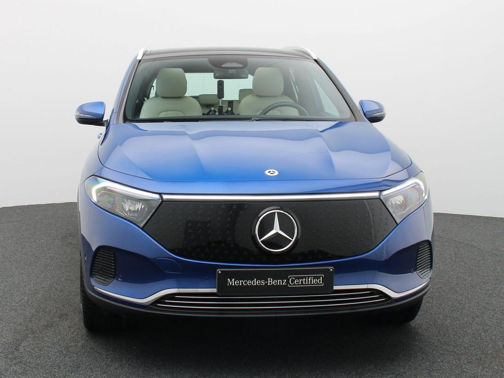 Mercedes-Benz EQA 250+ Luxury Line + LEDER + PANORAMISCH DAK, Stof, Gebruikt, 547 km, Blauw