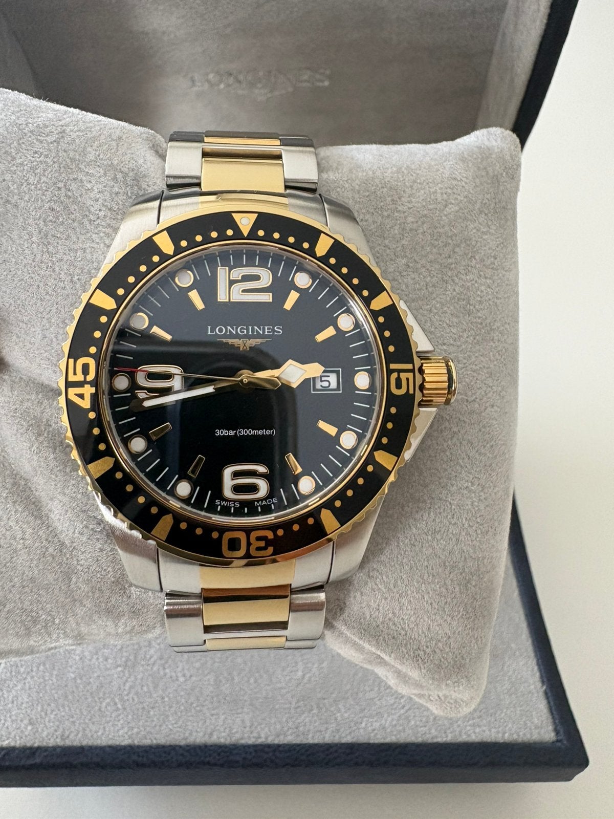 Longine hydroconquest 39mm quartz, Autres marques, Enlèvement, Acier, Acier