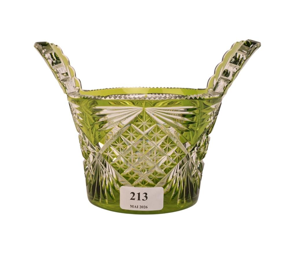 Val Saint Lambert ijsemmer uit 1908, maat HF341, Antiek en Kunst, Antiek | Glaswerk en Kristal, Ophalen