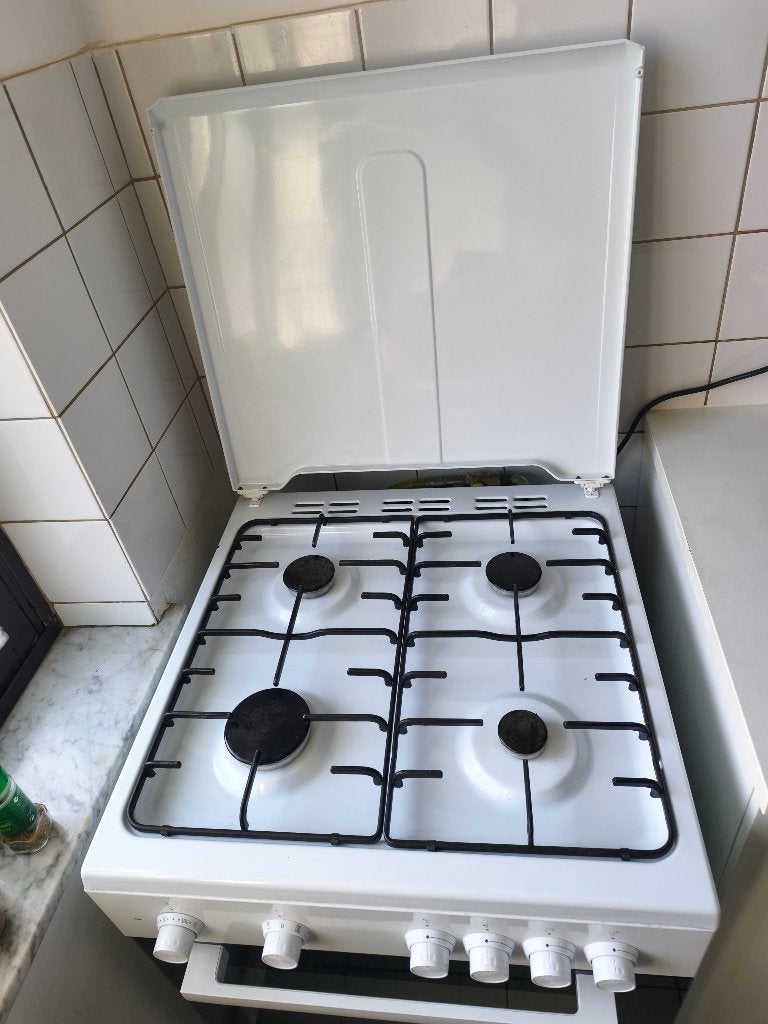 Gasfornuis, Elektronische apparatuur, Ophalen, Gebruikt, Gas, Vrijstaand